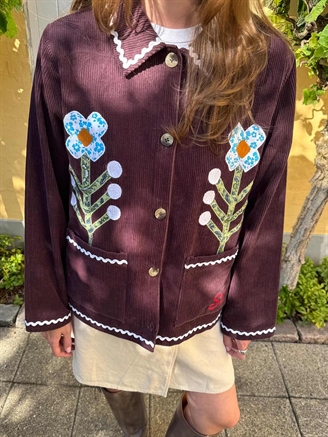 Sissel Edelbo Twiggy Jacket Eggplant